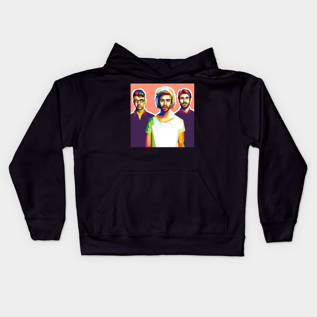 ajr Kids Hoodie by cool pop art house